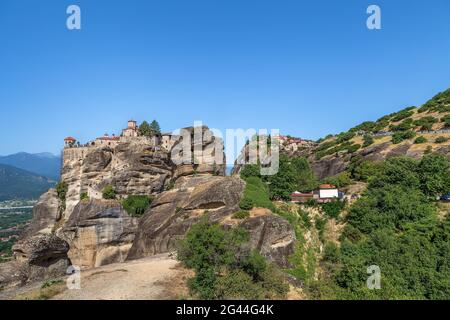Monastery of Varlaam in Meteora, Greece Banque D'Images