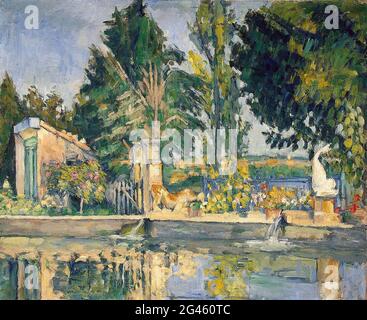 Paul Cézanne - Jas de Bouffan The Pool Banque D'Images