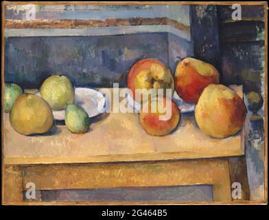 Paul Cézanne - Still Life avec pommes et poires Banque D'Images