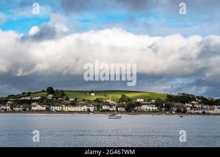 Village d'Insow, vue depuis Appledore, North Devon. Banque D'Images