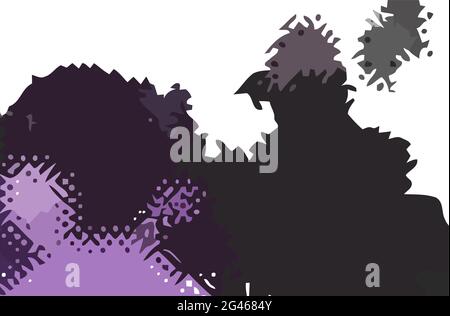 Conception abstraite. Art numérique par Cars Toon concept. Illustration 3D Illustration de Vecteur