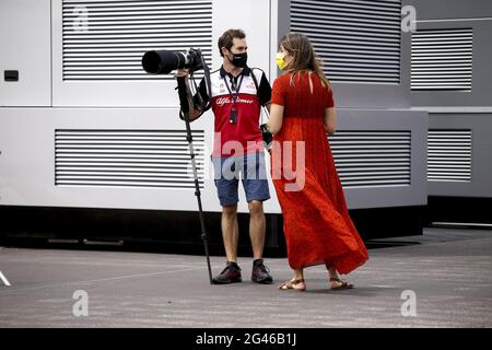 Le Castellet, France. 18 juin 2021. Florent Gooden, DPPI photographe lors du Grand Prix de France des Émirats de Formule 1 2021, 7e tour du Championnat du monde de Formule 1 2021 de la FIA du 18 au 20 juin 2021 sur le circuit Paul Ricard, au Castellet, France - photo DPPI / LiveMedia crédit: Independent photo Agency/Alay Live News Banque D'Images
