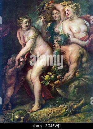 Peter Paul Rubens - sine Cerere et Baccho Friget venus Banque D'Images