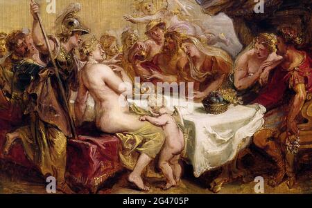 Peter Paul Rubens - le mariage de Peleus et de Thetis Banque D'Images