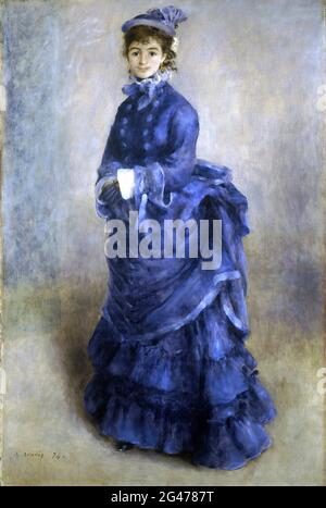Pierre-Auguste Renoir - la parisienne Banque D'Images