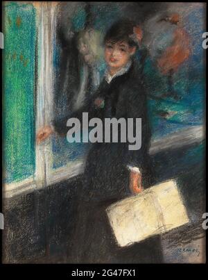 Pierre-Auguste Renoir - le Milliner Banque D'Images