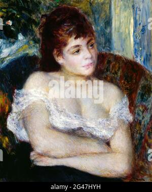 Pierre-Auguste Renoir - Femme en fauteuil Banque D'Images