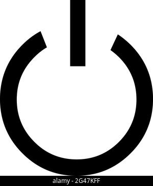Illustration vectorielle du symbole ou de l'icône activée et désactivée Illustration de Vecteur