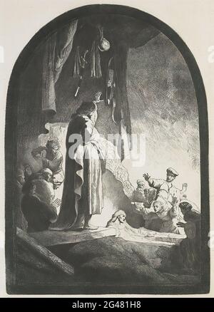 Rembrandt Harmenszoon Van Rijn - Raising Lazarus 1630 1 1630 Banque D'Images