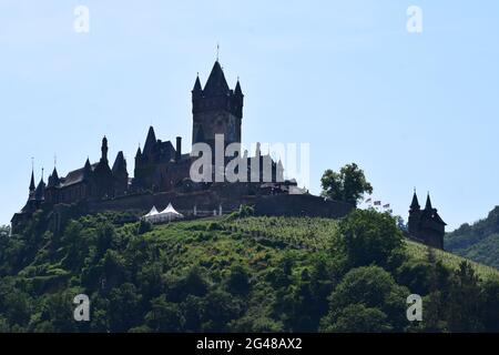 Reichsburg Cochem Banque D'Images