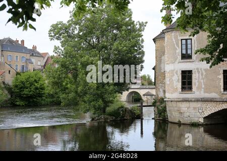 Argenton-sur-Creuse, Indre, France Banque D'Images