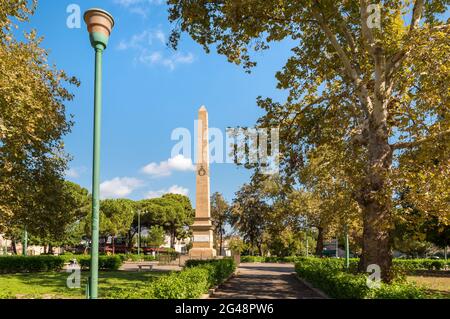 Monument aux martyrs de l'indépendance italienne à Palerme, Sicile, Italie Banque D'Images