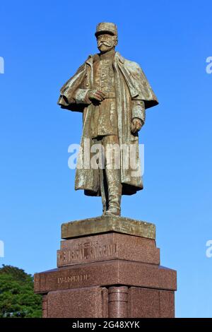 Monument au major-général Maurice Paul Emmanuel Sarrail (1856-1929) à Verdun, France Banque D'Images