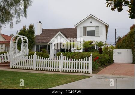 Santa Monica, Californie, États-Unis 18 juin 2021 UNE vue générale de l'atmosphère de l'ancien domicile/maison de l'acteur Lou Ferigno au 621 17th Street à Santa Monica, Californie, États-Unis. Photo par Barry King/Alay stock photo Banque D'Images