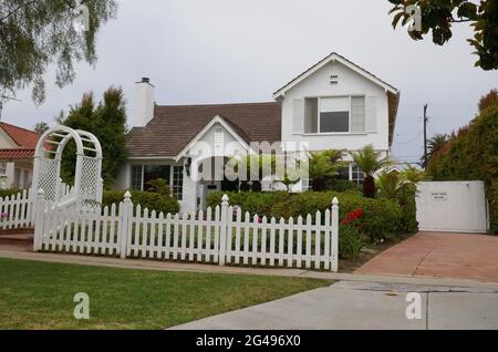 Santa Monica, Californie, États-Unis 18 juin 2021 UNE vue générale de l'atmosphère de l'ancien domicile/maison de l'acteur Lou Ferigno au 621 17th Street à Santa Monica, Californie, États-Unis. Photo par Barry King/Alay stock photo Banque D'Images