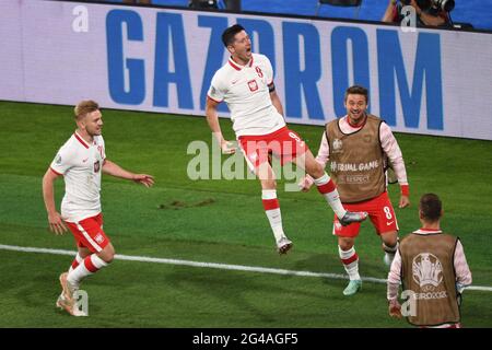 SÉVILLE, ESPAGNE - 19 JUIN : Lewandowski lors du 2020 match de championnat européen de l'UEFA de groupe E entre l'Espagne et la Pologne le 19 juin 2021 à Séville, Espagne. ((photo par support MB) Banque D'Images