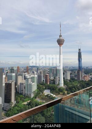 Vue sur la ville de Kuala Lumpur Banque D'Images