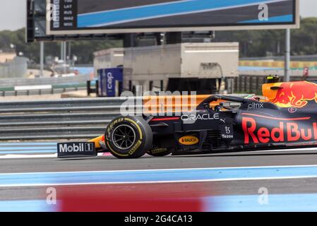 11 Sergio Perez (MEX Red Bull F1 Team), Grand Prix F1 de France au circuit Paul Ricard le 19 juin 2021 au Castellet, France.photo de Florian Escoffier/ABACAPRESS.COM Banque D'Images