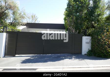 Beverly Hills, Californie, États-Unis 20 juin 2021 UNE vue générale de l'atmosphère de l'acteur Warren Beatty, acteur/comédien Eddie Murphy et chanteur/musicien Prince ancien domicile/maison le 20 juin 2021 à Beverly Hills, Californie, États-Unis. Photo par Barry King/Alay stock photo Banque D'Images