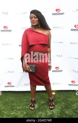 Newport Beach, Californie, États-Unis. 19 juin 2021. NIMI Adokiye présent à la Fondation GUARDaHEART présente une maladie cardiaque non masquée avec DIABETESPREDIY à Newport Beach, Californie. Crédit: Sheri Determan Banque D'Images