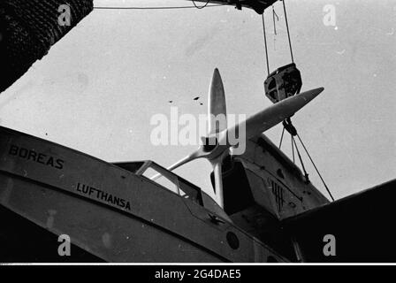 Transport / transport, aviation, hydravion, bateau de vol Dornier do J Wal II Boreas de la Lufthansa allemande, À USAGE ÉDITORIAL EXCLUSIF Banque D'Images