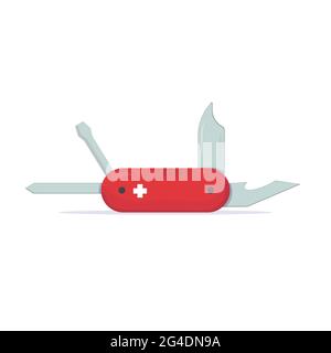 Couteau suisse Illustration de Vecteur