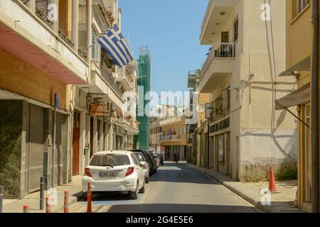 Nikosia, Chypre - 16 mai 2021 : près de la frontière « ligne verte » à Nicosie, sur Chypre Banque D'Images