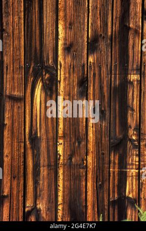 CLOSE UP OF OLD WEATHERED BARN LES PLANCHES DE BOIS Banque D'Images
