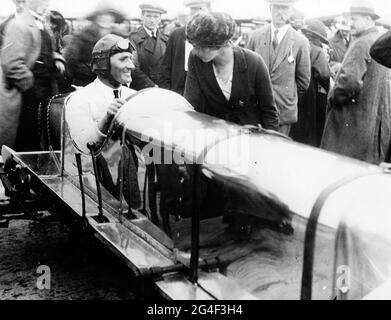 Hillman 10 hp, George Bedford 1921 Banque D'Images