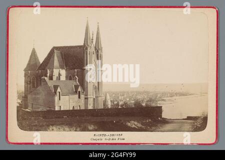 Gezicht Op de la Chapelle notre-Dame des Flots; chapelle N-D. Vagues. . Banque D'Images