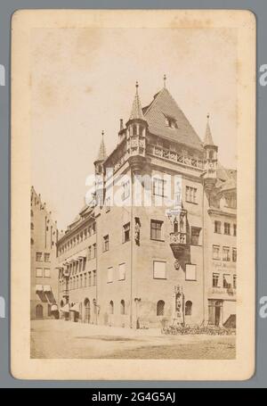 La maison Nassau à Nuremberg; Nassauer Haus; Nürnberg. . Banque D'Images