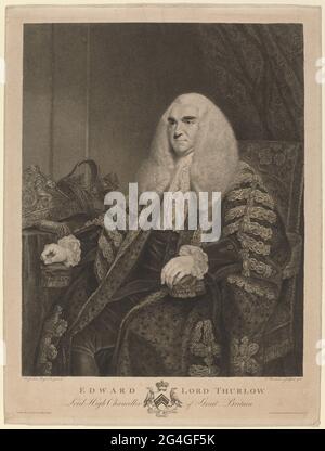 Edward, Lord Thurlow, 1782. Banque D'Images