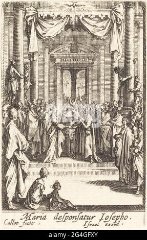 Le mariage de la Vierge, en 1630 ou après. Banque D'Images