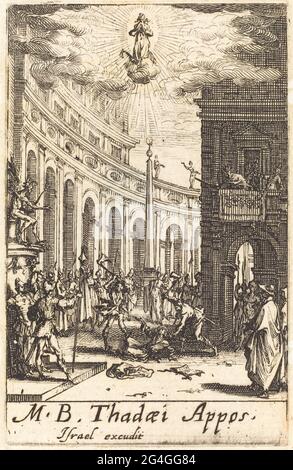 Le martyre de Saint Thaddeus, c. 1634/1635. Banque D'Images