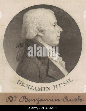 Benjamin Rush, 1802. Banque D'Images