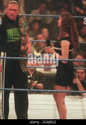 Triple H Stephanie McMahon 2000 Photo de John Barrett/PHOTOlink Banque D'Images