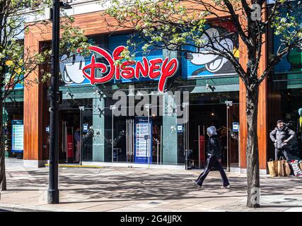 Disney Store, Oxford Street, Londres, Angleterre, Royaume-Uni. Banque D'Images