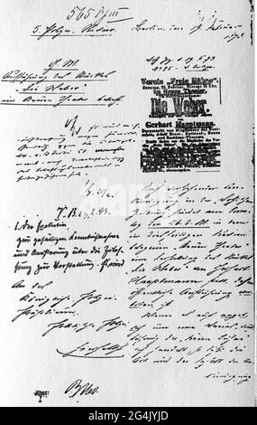 théâtre / théâtre, pièce, 'The Weavers' (Die Weber), par Gerhart Hauptmann (1862 - 1946), première mondiale, LE DROIT D'AUTEUR DE L'ARTISTE N'A PAS À ÊTRE AUTORISÉ Banque D'Images