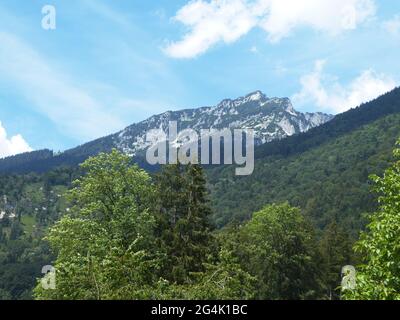 Vue sur Lattangebirge Banque D'Images