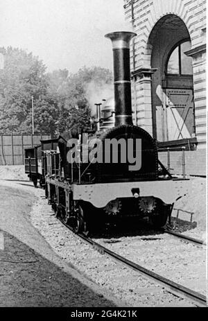 Transport / transport, chemin de fer, locomotives, locomotive à vapeur de Arend, type breveté, DROITS supplémentaires-AUTORISATION-INFO-NON-DISPONIBLE Banque D'Images