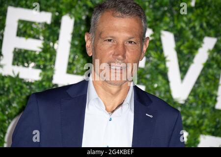 Anny Duperey pose lors d'un photocall pour l'émission de télévision une famille formidable dans le cadre du 60ème Festival de télévision de Monte Carlo, le 22 juin 2021 à Monte-Carlo, Monaco. Photo de David Niviere/ABACAPRESS.COM Banque D'Images