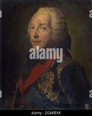 Portrait de Charles Louis Auguste Fouquet, duc de Belle-Isle (1684-1761). Trouvé dans la collection de Mus&#xe9;e Carnavalet, Paris. Banque D'Images