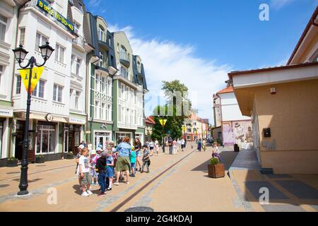 Zelenogradsk, Russie - 09 juin 2021 : vue de l'oblast de Zelenogradsk, Kaliningrad. Banque D'Images