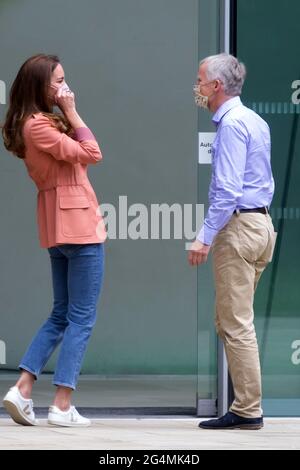 LONDRES, ROYAUME-UNI. 22 JUIN. Catherine, duchesse de Cambridge, visite le Musée d'Histoire naturelle de Cromwell Street. Londres le mardi 22 juin 2021. (Credit: Tejas Sandhu | MI News) Banque D'Images