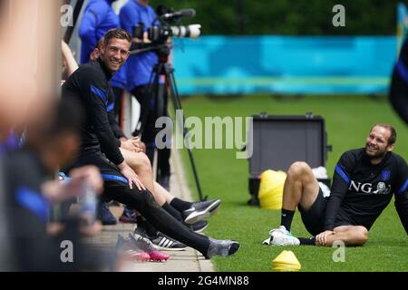 ZEIST, PAYS-BAS - JUIN 22 : gardien de but Maarten Stekelenburg des pays-Bas lors d'une session de formation des pays-Bas au campus de la KNVB le 22 juin 2021 à Zeist, pays-Bas. (Photo par Andre Weening/Orange Pictures) Credit: Orange pics BV/Alay Live News Banque D'Images