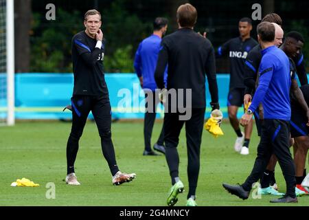 ZEIST, PAYS-BAS - JUIN 22 : gardien de but Marco Bizot des pays-Bas lors d'une session de formation des pays-Bas au campus de la KNVB le 22 juin 2021 à Zeist, pays-Bas. (Photo par Andre Weening/Orange Pictures) Credit: Orange pics BV/Alay Live News Banque D'Images