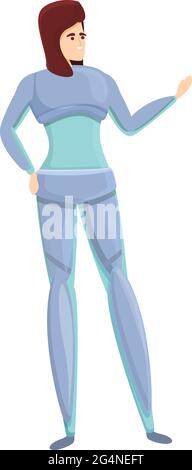 Icône exosquelette intelligente. Dessin animé de l'icône de vecteur Exosquelette Smart pour la conception de sites Web isolée sur fond blanc Illustration de Vecteur