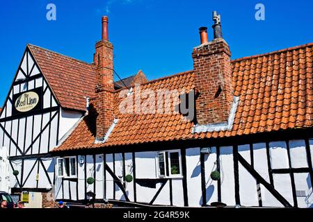 Le Red Lion, Merchantgate, York, Angleterre Banque D'Images