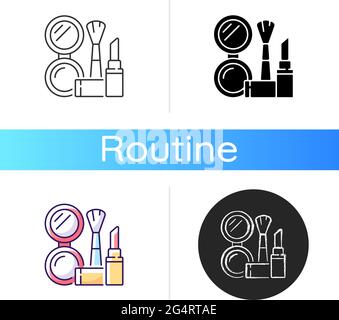 Icône de maquillage Illustration de Vecteur