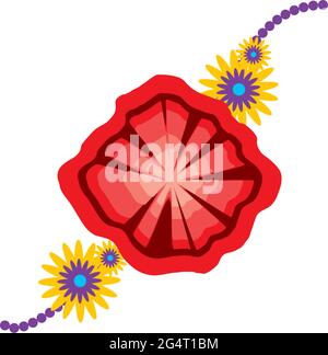 joli bracelet à fleurs Illustration de Vecteur